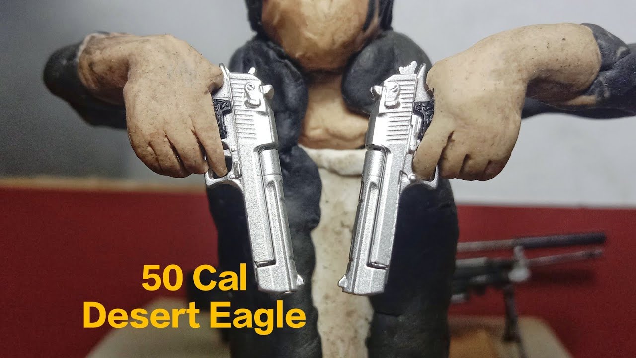 The shooting range ~ Desert eagle claymation stop motion animation