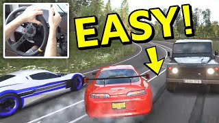 CRAZY Supercars and 1200HP Supra in Forza Horizon 4! Logitech G29 Steering Wheel