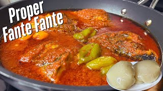 Fante Fante Recipe with Fresh Fish | Authentic Ghanaian Fisherman Stew & Banku | Delicious & Simple screenshot 4