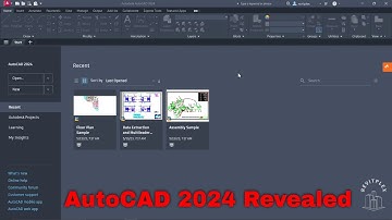 Start Screen of Autocad 2024