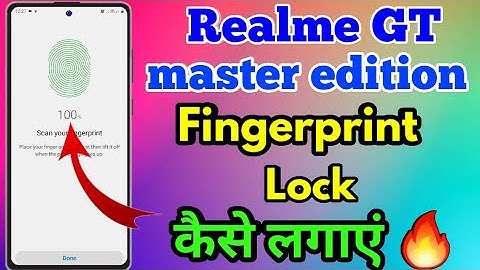 How To Screen Lock Fingerprint Realme GT Master Edition | Realme Gt Master Edition Fingerprint Lock