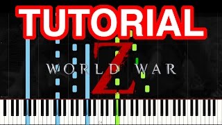 Muse - Isolated System World War Z Theme Piano Tutorial Synthesia