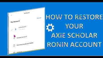 How to restore your Axie Scholar Ronin Wallet |Nawala ba Scolar Account sa ronin mo? TRY THIS !|