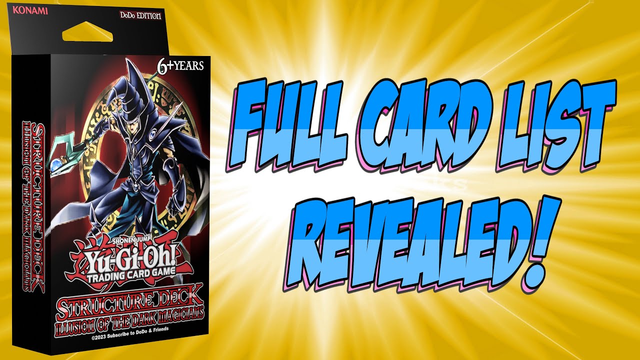 Full Reveal of Illusion Of The Dark Magicians Structure Deck! | Yu-Gi-Oh!