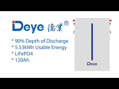 Акумулятор Deye RW-M6.1 (LiFePO4 51.2V 120Ah), видео 2