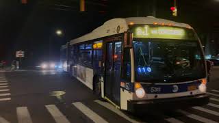 MTA NYC Bus: Bx1 LTD, Bx2 , and Bx28 Action at Mosholu Parkway/Jerome Avenue. (Featuring 5311)