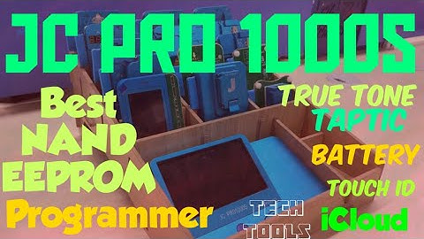 JC Pro 1000s Nand Programmer | Full Tutorial | All in one Programmer