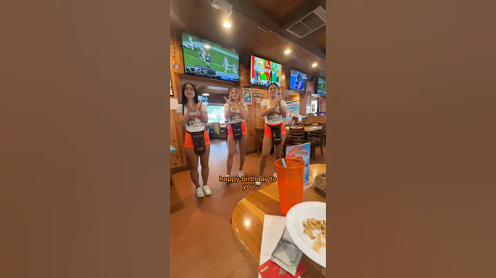 My Girlfriend took me to hooters?!  #shorts