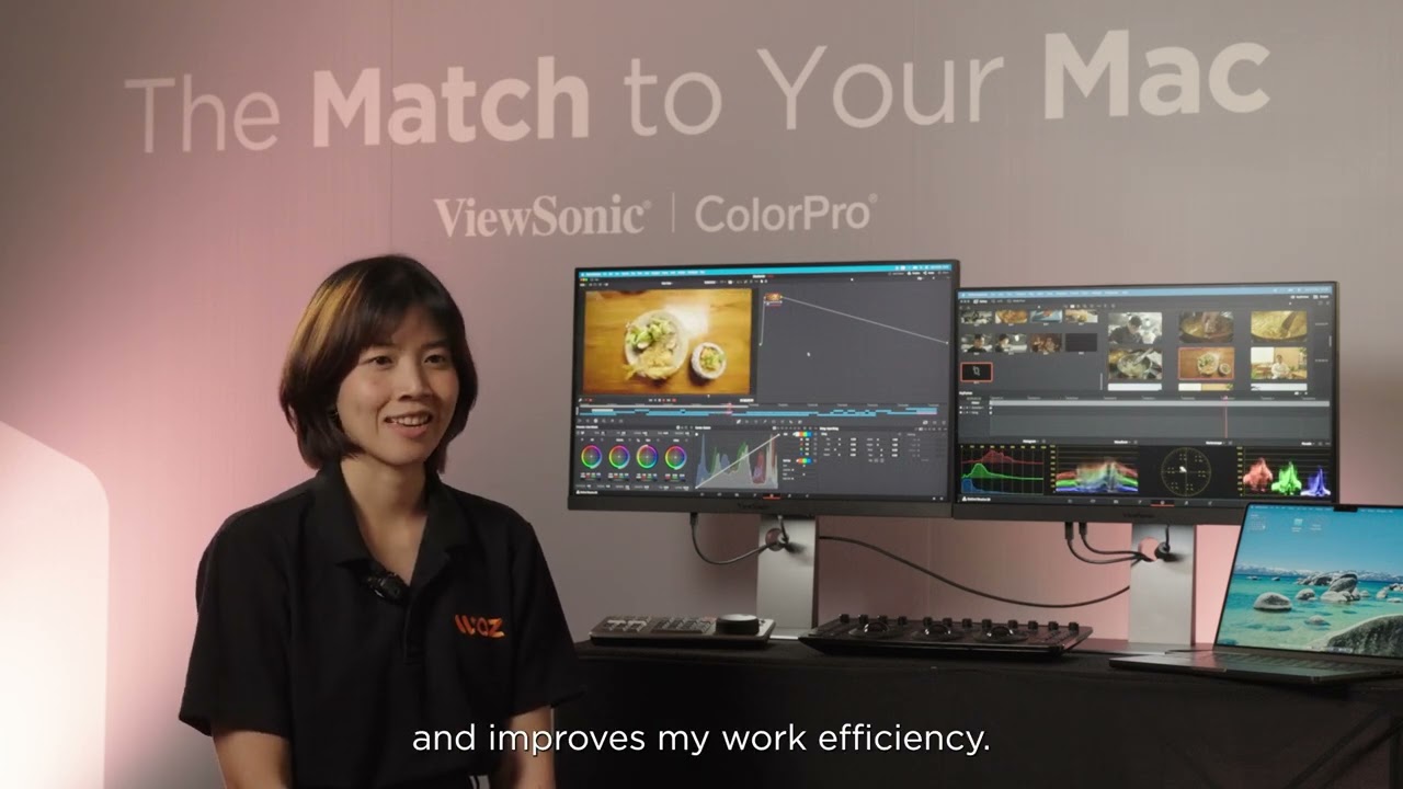 How Pro Colorists Optimize Mac Workflows: ViewSonic VP2788-5K Review with WOZ Training Center
