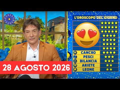 Video Oroscopo Paolo Fox Venerdì 28 Agosto 2026: Cuore Leggero verso il Fine Settimana ?