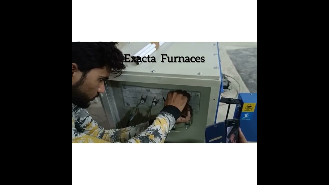 Exacta high temperature muffle furnace installation Model no se - 138