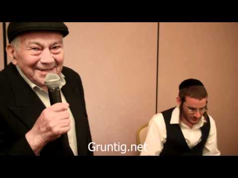 Older Russain Man Sings From His Youth 