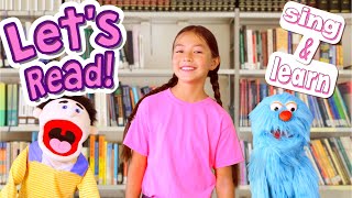 English Lesson for Kids | Learn to Read Books Magazines Newspapers | I Like to Read Fun Song!