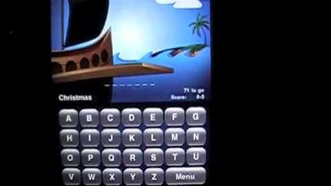 Custom Hangman iPhone video app review