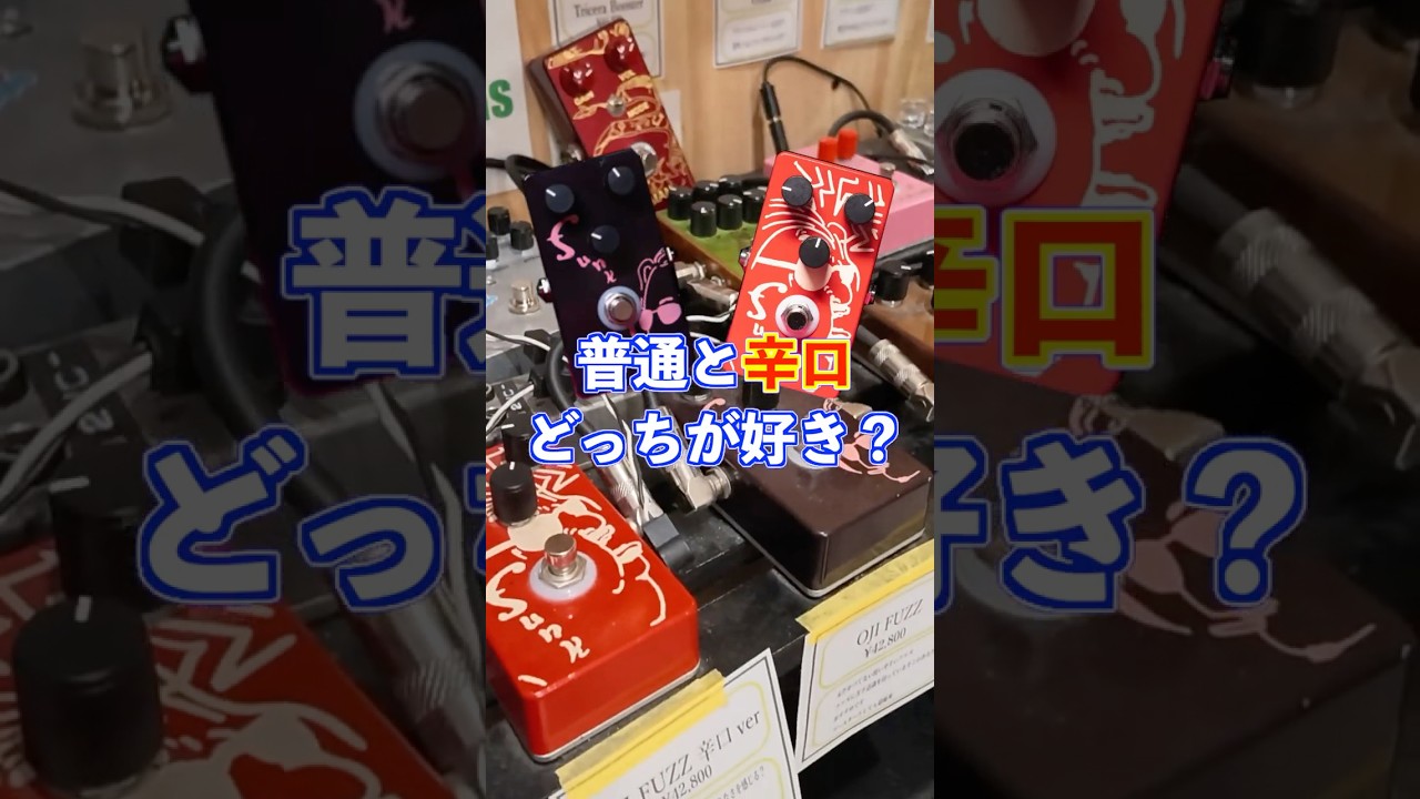 タメシビキ 】FUZZ比較どっちが好み？（普通と辛口）ギターの