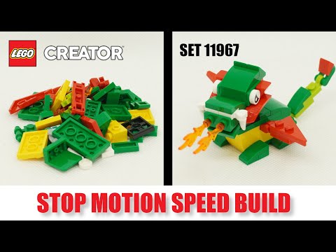 How to build LEGO® Creator 11967 | Dragon (2022) | Stop Motion Build