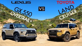 THE TOUGH ONES!  2024 Toyota Land Cruiser vs. 2024 Lexus GX 550: Comparison