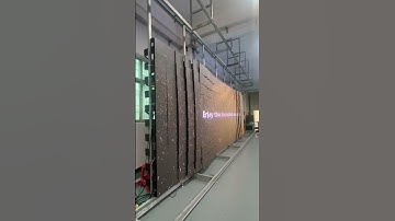 Kinetic LED video wall at factory aging test   #LED #designtech #spacedesign #coolfinds