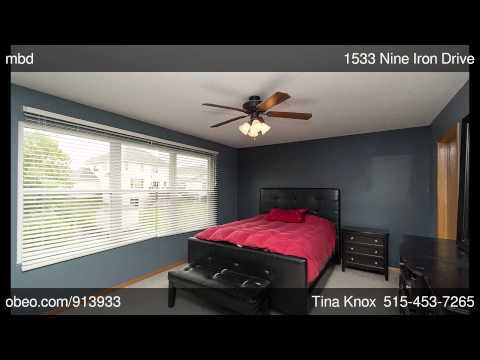 1533 Nine Iron Drive, West Des Moines, IA home video tour