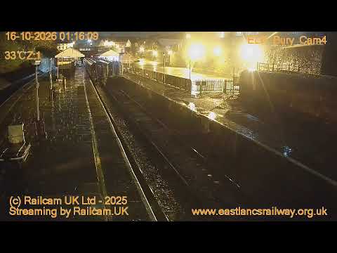Bury Bolton Street Station Platform - East Lancashire Railway — Bury, Greater Manchester live camera thumbnail