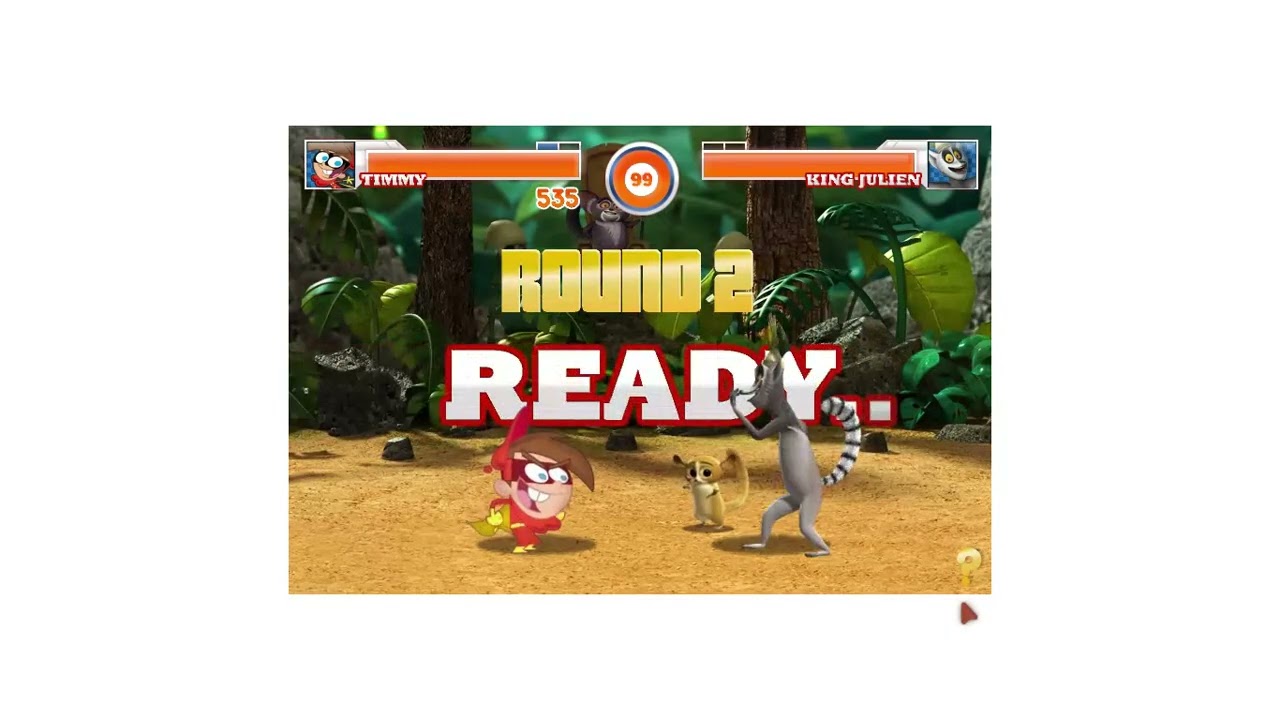 Super Brawl Timmy vs King Julien