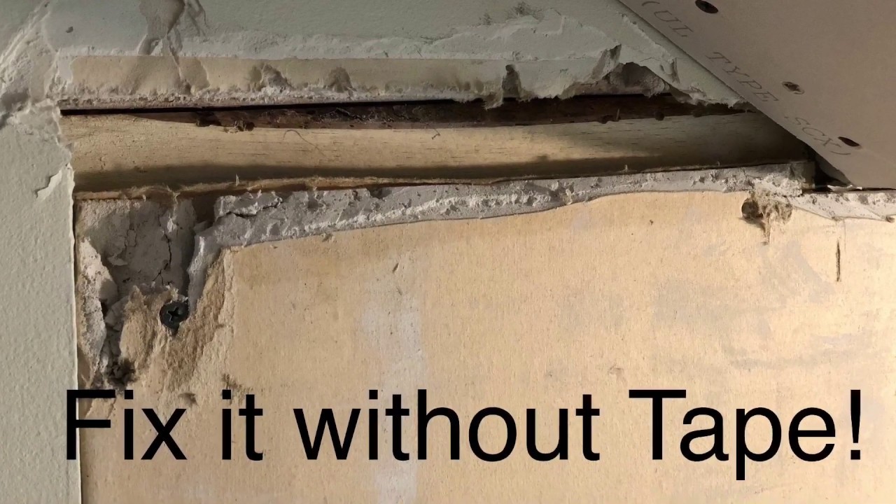 Fix a big gaps or cracks without drywall tape? Liagle tapeless