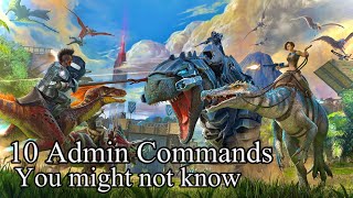 10 Admin commands you might not know in Ark! Information