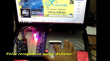 voice recognition using arduino