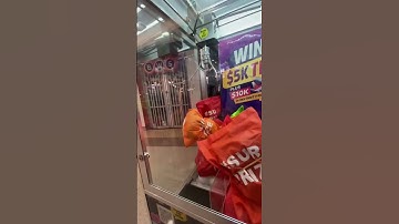 Mystery Bag Claw Machine Win