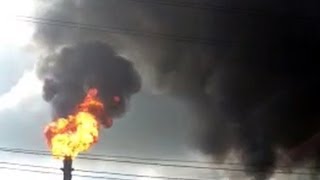 Video of Louisiana plant explosion aftermath