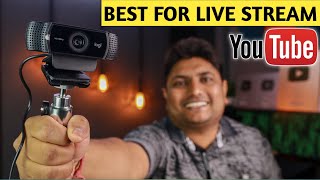 Best Webcam For Youtubers | Logitech C922 Pro Stream Webcam Review |   Best Webcam for PC