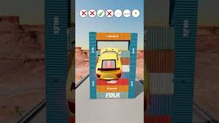 Can Supercars Pass the Container Trap After a Massive Ramp Jump 🔥🚗