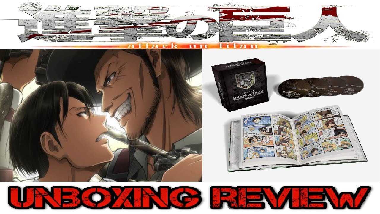 Attack On Titan Season 3 Part 1 Blu-Ray/DVD Combo Pack Limitd Edition Unboxing Review