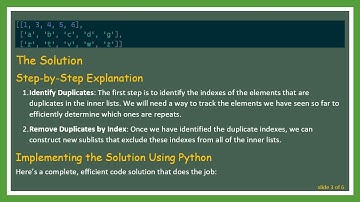 How to Remove Duplicate Columns in a Python List