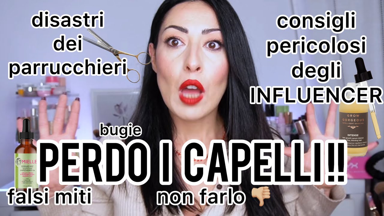 PERDO I CAPELLI ‼️⚠️ LA MIA ESPERIENZA, CONSIGLI DAVVERO UTILI per FARLI CRESCERE ❗️ FALSI MITI