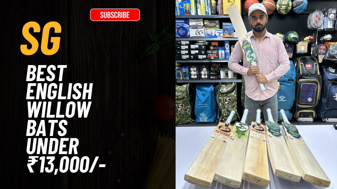 SG Best English Willow Bats Under 13,000 Rupees | +919667010575/8287417792 