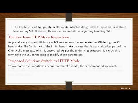 How to Pass Custom SNI with HAProxy in TCP Mode