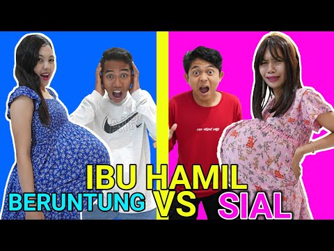 IBU HAMIL BERUNTUNG VS IBU HAMIL SIAL!!😱 Drama Parodi | Mikael TubeHD