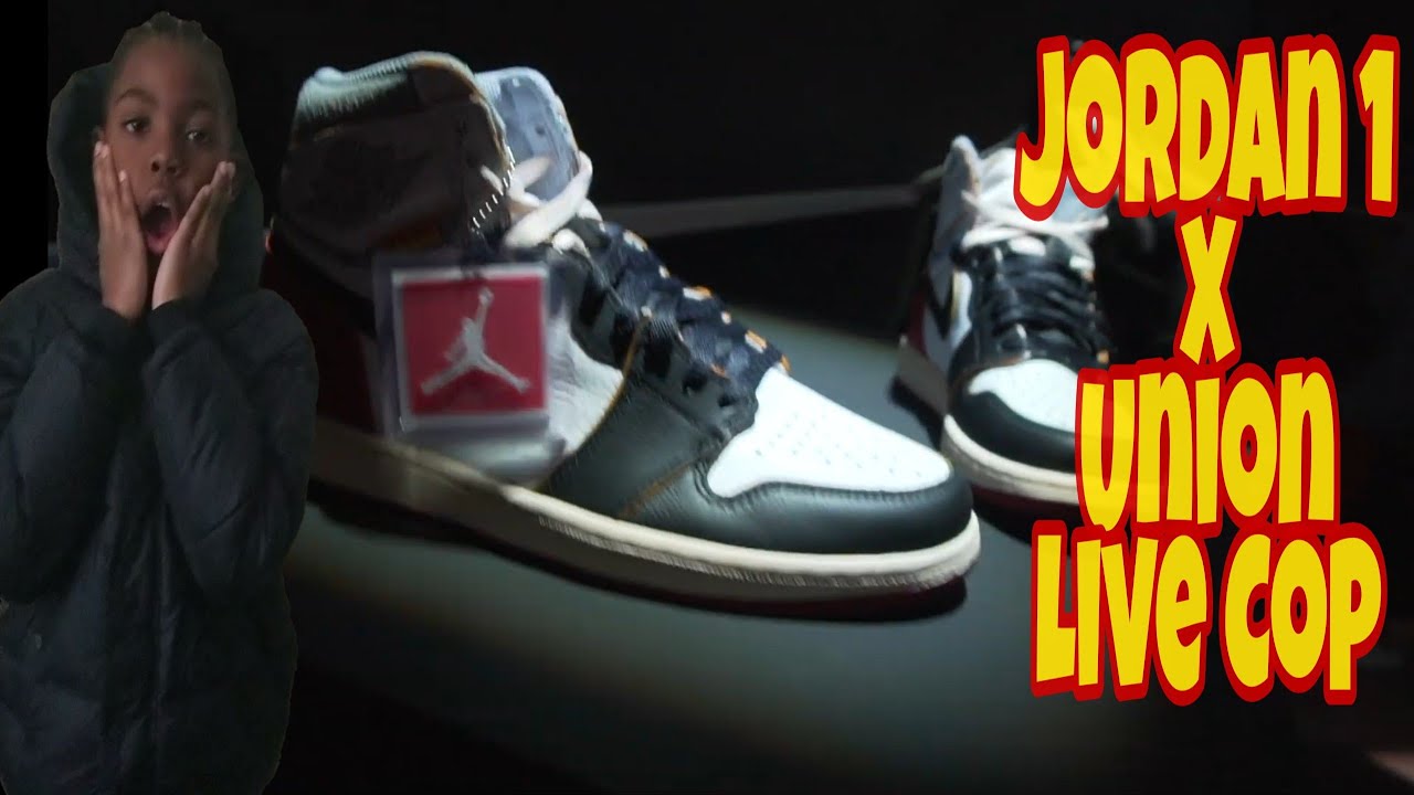 Jordan 1 x Union Live Cop / THIS HAS NEVER HAPPENED BEFORE! Ft. My good luck charm Abel 🐶