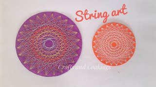 Diy Basic String Art / String art without using nails