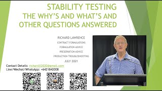 5 Minute Preview: Stability Testing - Richard Lawrence, NZSCC. 1 June 2022 Guide