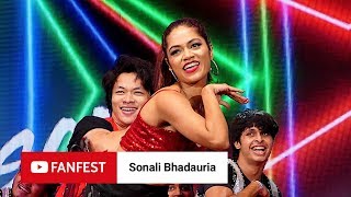 Sonali Bhadauria @ YouTube FanFest Mumbai 2018