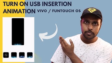 Turn on usb insertion animation in vivo phones | turn on usb insertion animation vivo