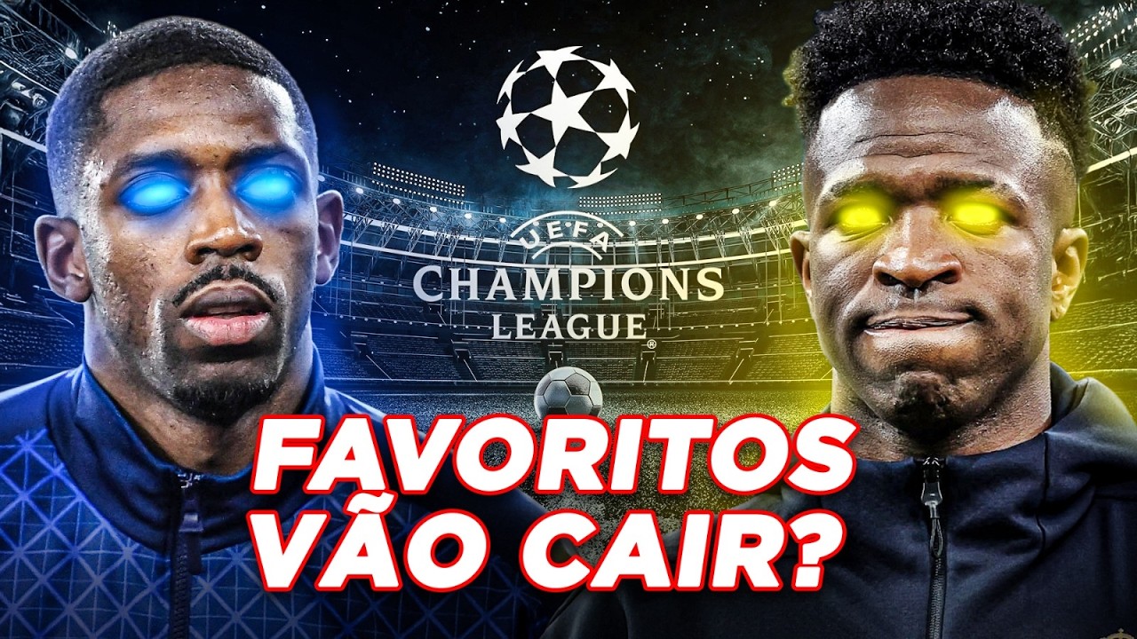 ANALISANDO OS CONFRONTOS DAS OITAVAS DA LIGA DOS CAMPEÕES! REAL E PSG VÃO CAIR?