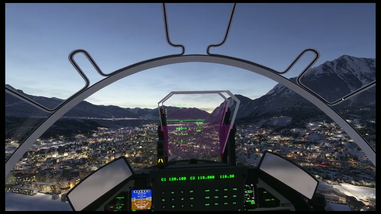 MSFS2024 | Innsbruck (LOWI) Landing | Pilatus PC21 VR Home Cockpit