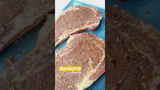 SEASONED UP | Bone In #ribeyesteak #shorts