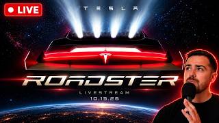 Tesla Roadster Reveal! 🚀 LIVE Watch Party