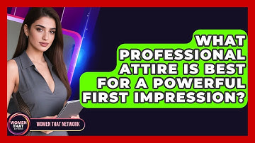What Professional Attire Is Best For A Powerful First Impression? - Women That Network