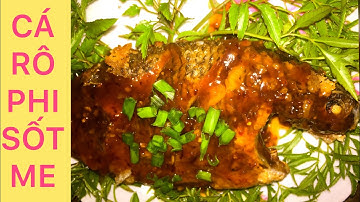 Cá rô phi chiên giòn sốt me, cuốn bánh tráng ngon hết sẩy / Bé Ngọc Bến Tre #20