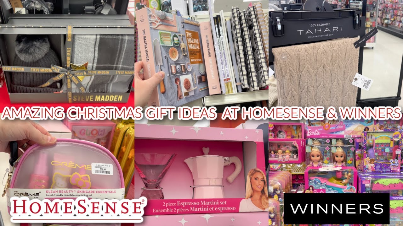 AMAZING CHRISTMAS GIFT IDEAS AT HOMESENSE & WINNERS 🎁